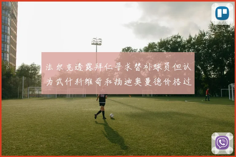 法尔克透露拜仁寻求替补球员但认为武什科维奇和扬迪奥曼德价格过高